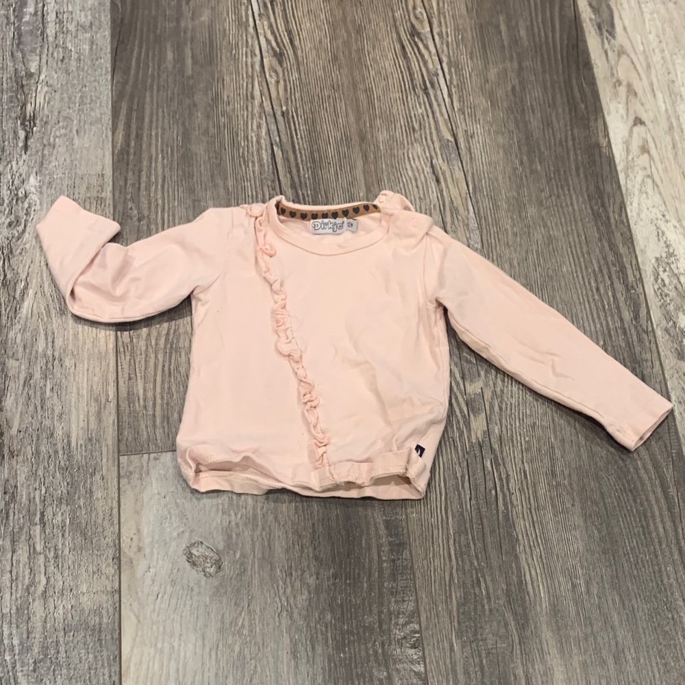 Dirkje Pink Long Sleeve Kids Top